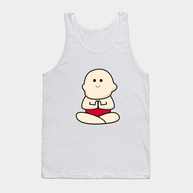 International yoga day with cute baby character Tank Top by Bekis